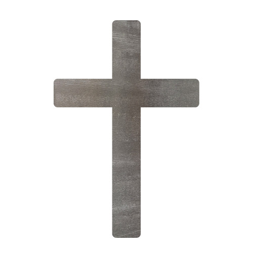 Cross Steel Cutout Shape - Raw Metal Wall Art and Craft Supply