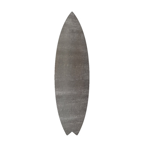 Surf Board Steel Cutout Shape - Raw Metal Wall Art and Craft Supply