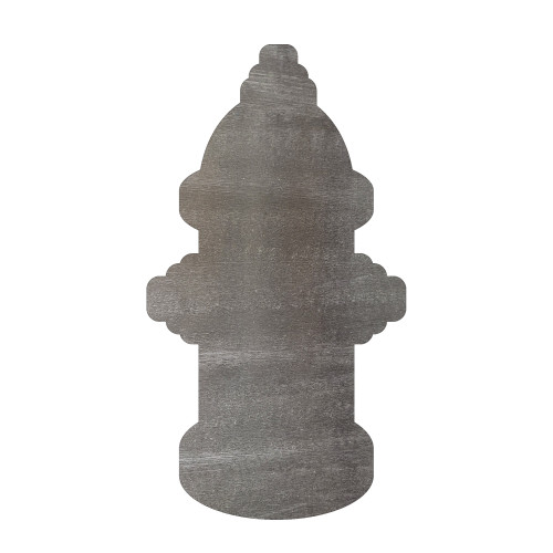 Fire Hydrant Steel Cutout Shape, Raw Metal Wall Art and Craft Supply