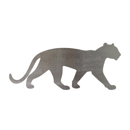 Panther Steel Cutout Shape - Raw Metal Wall Art and Craft Supply