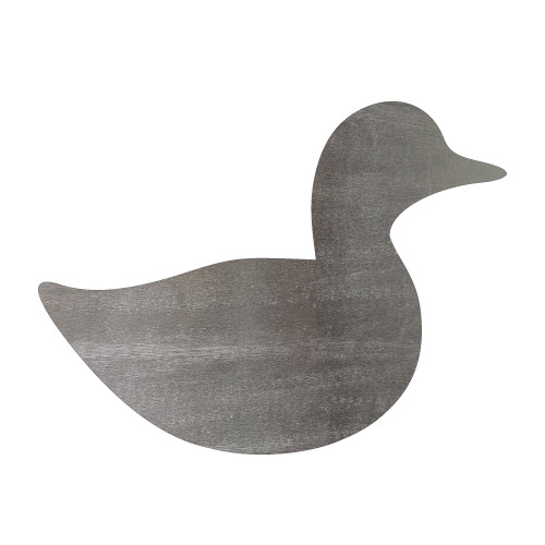 Duck 2 Steel Cutout Shape, Raw Metal Wall Art and Craft Supply