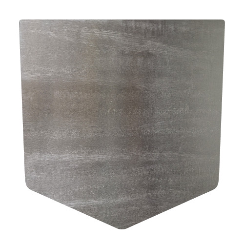 Pocket Steel Cutout Shape - Raw Metal Wall Art and Craft Supply