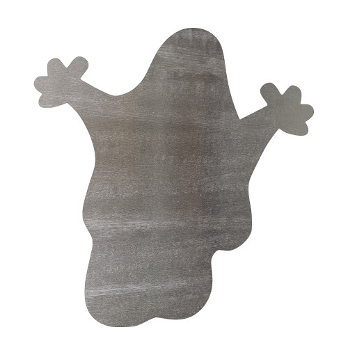 Ghost 4 Steel Cutout Shape, Raw Metal Wall Art and Craft Supply