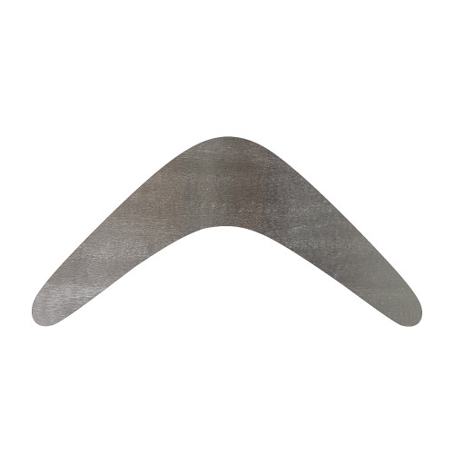 Boomerang Steel Cutout Shape, Raw Metal Wall Art and Craft Supply