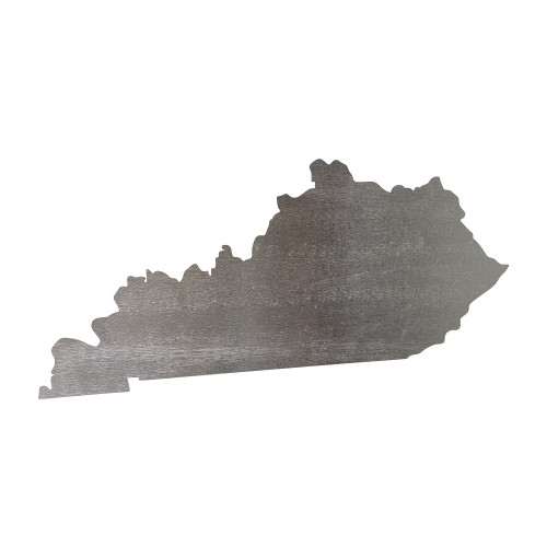 Kentucky Steel Cutout Shape - Raw Metal Wall Art and Craft Supply