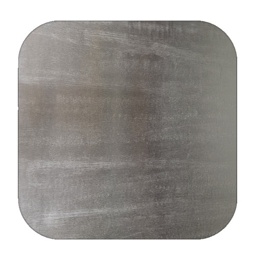 Rounded Square Steel Cutout Shape - Raw Metal Wall Art and Craft Supply