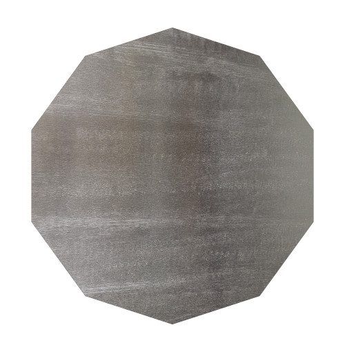 Decagon Steel Cutout Shape - Raw Metal Wall Art and Craft Supply