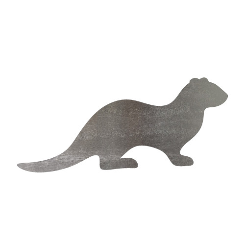 Otter Steel Cutout Shape, Raw Metal Wall Art and Craft Supply