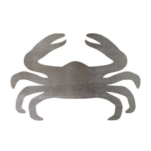Crab 1 Steel Cutout Shape - Raw Metal Wall Art and Craft Supply