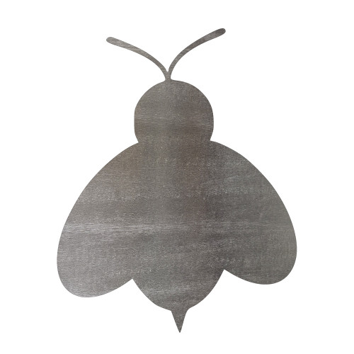 Bee 1 Steel Cutout Shape - Raw Metal Wall Art and Craft Supply