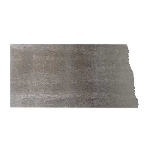 North Dakota Steel Cutout Shape - Raw Metal Wall Art and Craft Supply