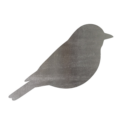 Bluebird Steel Cutout Shape - Raw Metal Wall Art and Craft Supply