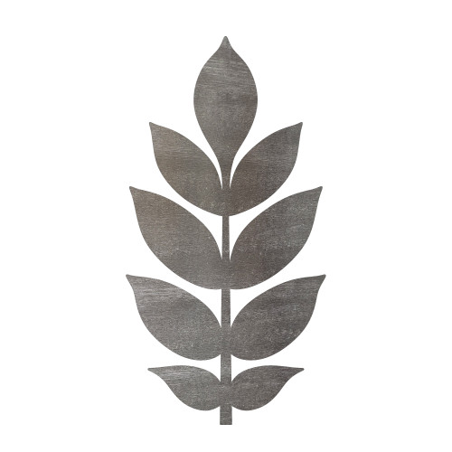 Ash Leaf Steel Cutout Shape - Raw Metal Wall Art and Craft Supply