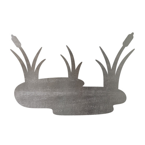 Pond Steel Cutout Shape - Raw Metal Wall Art and Craft Supply