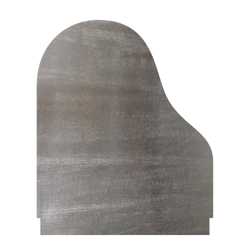 Grand Piano Steel Cutout Shape - Raw Metal Wall Art and Craft Supply