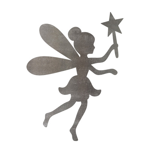 Fairy Steel Cutout Shape, Raw Metal Wall Art and Craft Supply