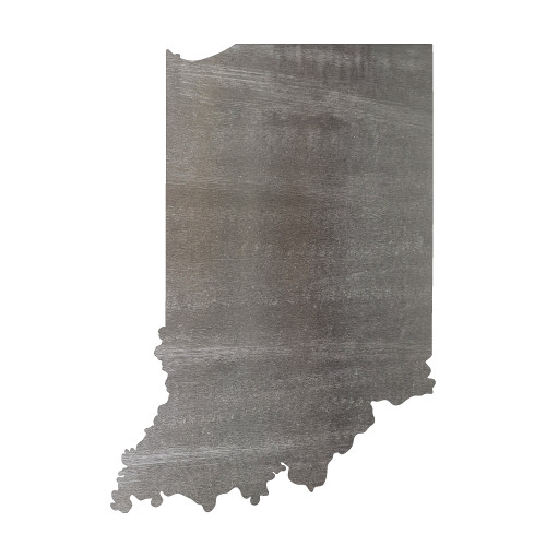 Indiana Steel Cutout Shape, Raw Metal Wall Art and Craft Supply