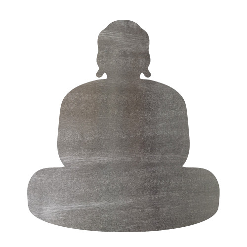 Buddha Steel Cutout Shape - Raw Metal Wall Art and Craft Supply