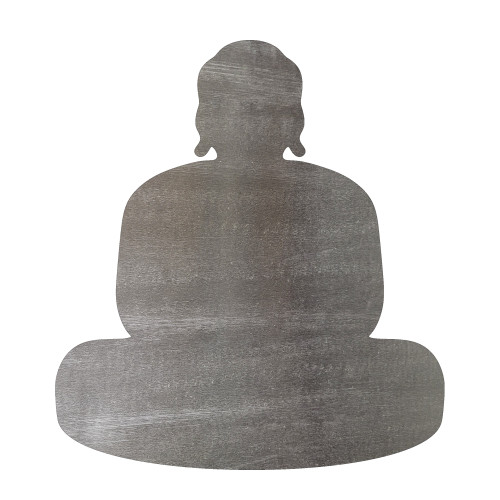 Buddha Steel Cutout Shape, Raw Metal Wall Art and Craft Supply