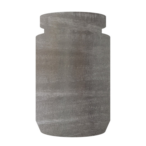 Jar Steel Cutout Shape - Raw Metal Wall Art and Craft Supply
