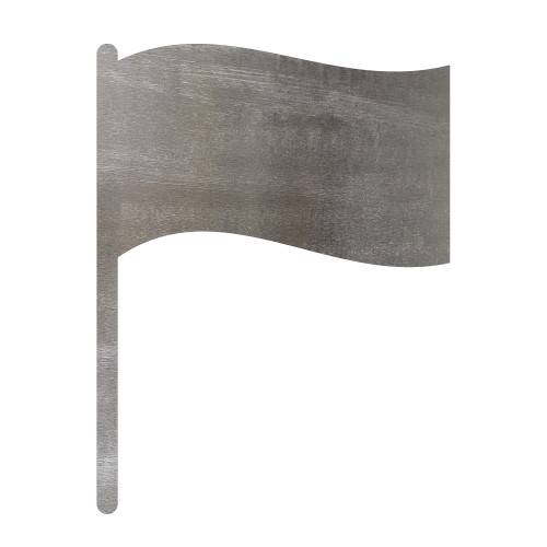 Flag Steel Cutout Shape - Raw Metal Wall Art and Craft Supply