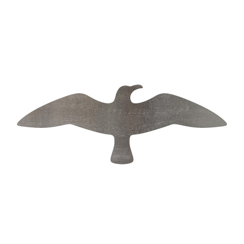 Flying Seagull Steel Cutout Shape, Raw Metal Wall Art and Craft Supply
