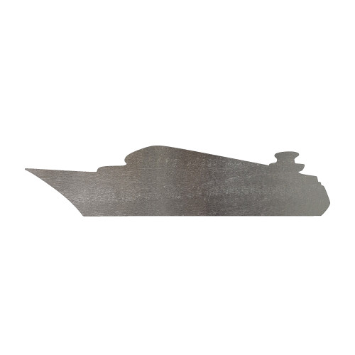 Cruise Ship Steel Cutout Shape, Raw Metal Wall Art and Craft Supply