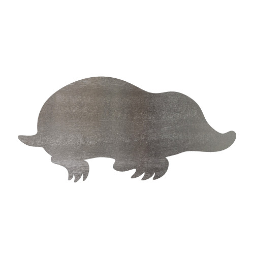 Mole 2 Steel Cutout Shape, Raw Metal Wall Art and Craft Supply