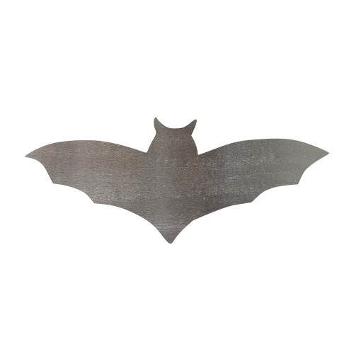 Bat 4 Steel Cutout Shape - Raw Metal Wall Art and Craft Supply