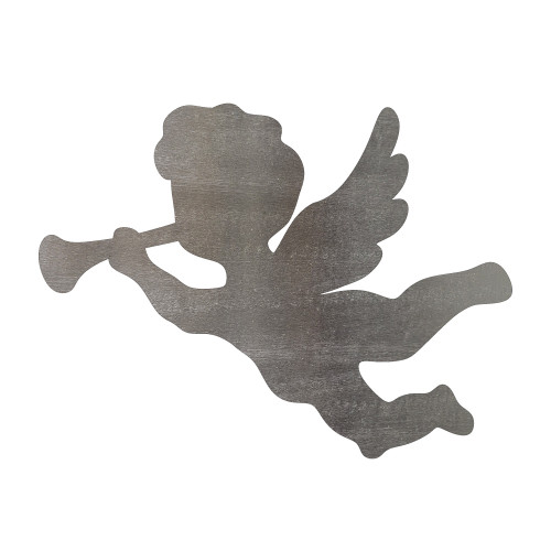 Cherub Steel Cutout Shape, Raw Metal Wall Art and Craft Supply
