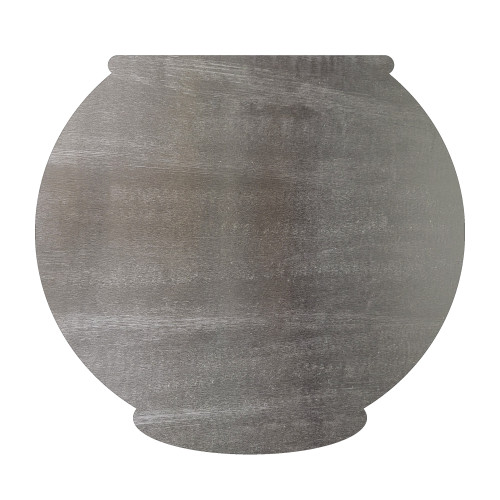 Fish Bowl Steel Cutout Shape, Raw Metal Wall Art and Craft Supply