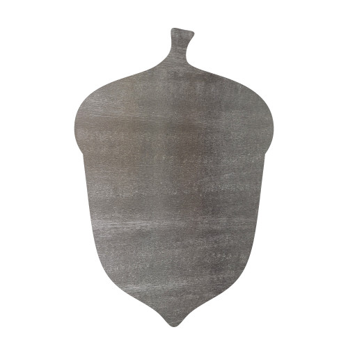Acorn 1 Steel Cutout Shape - Raw Metal Wall Art and Craft Supply