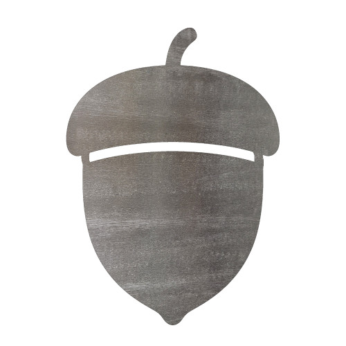 Acorn Steel Cutout Shape, Raw Metal Wall Art and Craft Supply