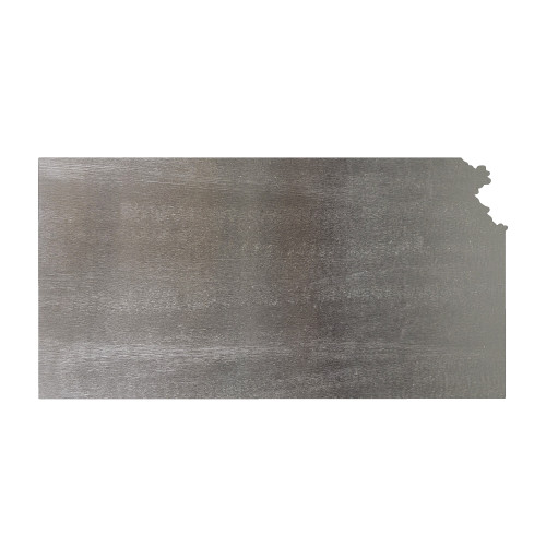 Kansas Steel Cutout Shape - Raw Metal Wall Art and Craft Supply