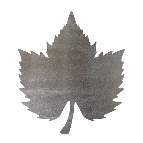 Grape Leaf Steel Cutout Shape - Raw Metal Wall Art and Craft Supply