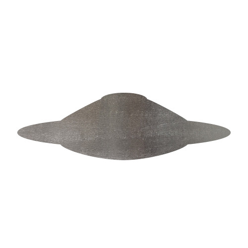 Flying Saucer Steel Cutout Shape - Raw Metal Wall Art and Craft Supply