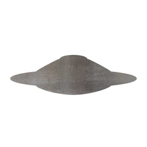 Flying Saucer Steel Cutout Shape, Raw Metal Wall Art and Craft Supply