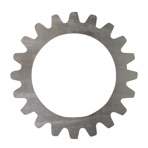 Gear 2 Steel Cutout Shape - Raw Metal Wall Art and Craft Supply
