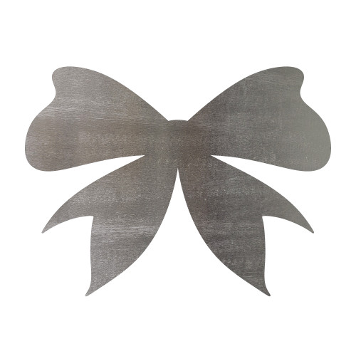 Bow Steel Cutout Shape - Raw Metal Wall Art and Craft Supply