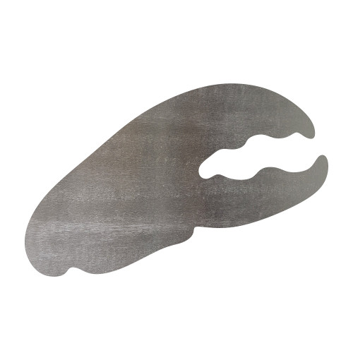 Lobster Claw Steel Cutout Shape - Raw Metal Wall Art and Craft Supply