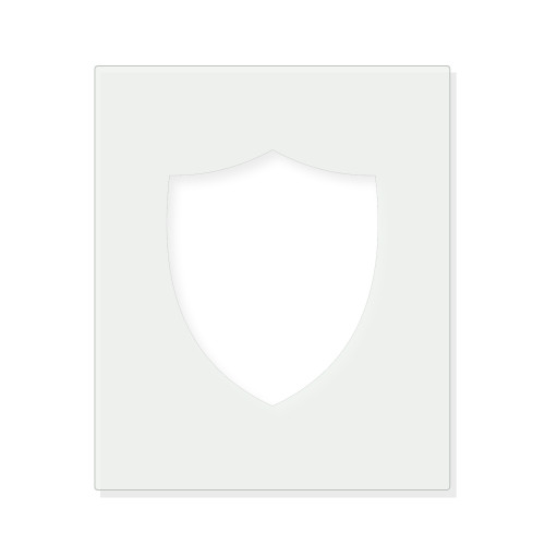 Shield Reusable Mylar Stencil - 10 mil Paint and Craft Stencil