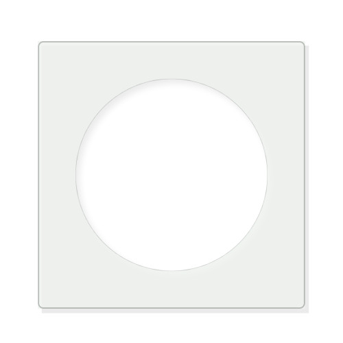 Circle Reusable Mylar Stencil - 10 mil Paint and Craft Stencil