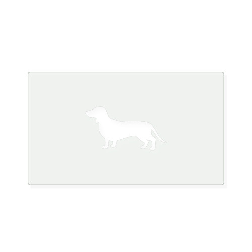 Dachshund Reusable Mylar Stencil, 10 mil Plastic Paint Stencil for Crafts and Decor