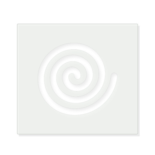 Spiral Reusable Mylar Stencil - 10 mil Paint and Craft Stencil