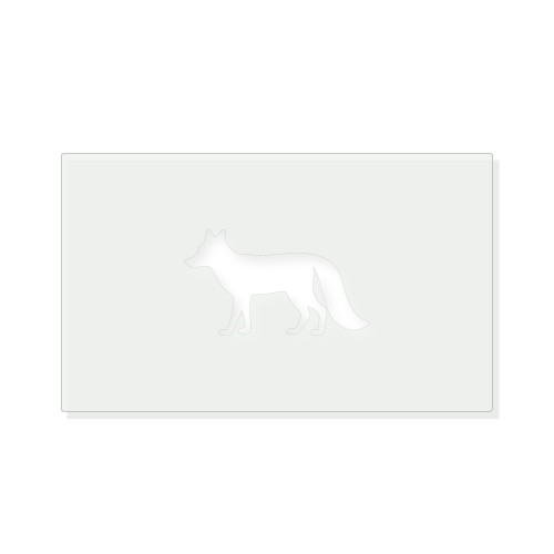 Fox 2 Reusable Mylar Stencil - 10 mil Paint and Craft Stencil