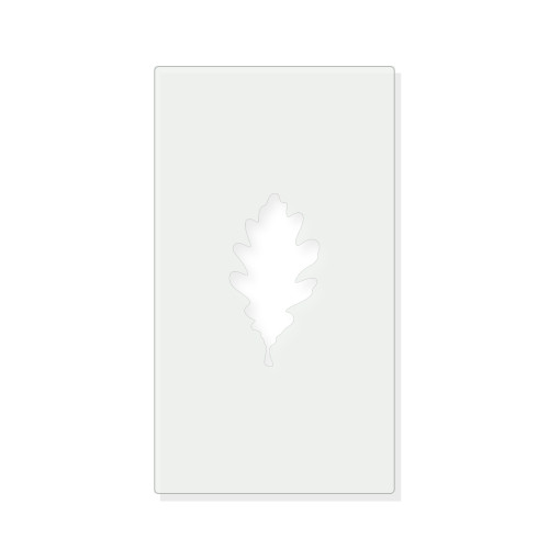 Oak Leaf 2 Reusable Mylar Stencil - 10 mil Paint and Craft Stencil