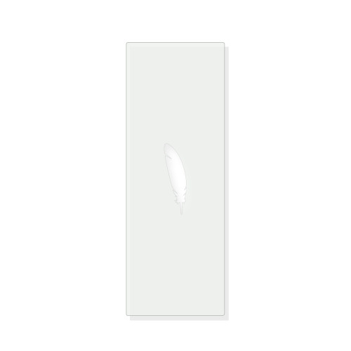 Feather Reusable Mylar Stencil - 10 mil Paint and Craft Stencil