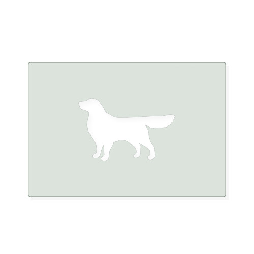 Golden Retriever Reusable Mylar Stencil, 10 mil Plastic Paint Stencil for Crafts and Decor