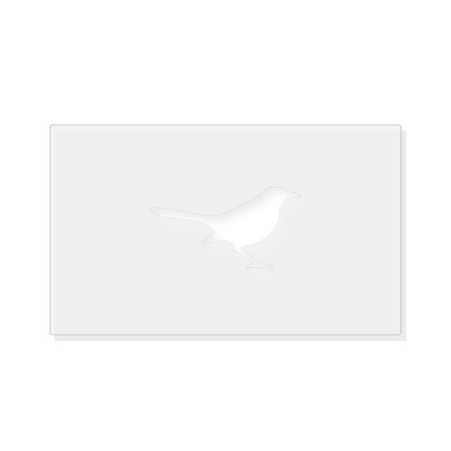 Mockingbird Reusable Mylar Stencil - 10 mil Paint and Craft Stencil