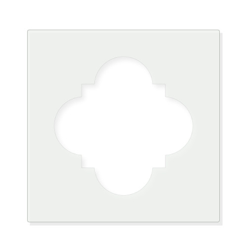Quatrefoil Reusable Mylar Stencil - 10 mil Paint and Craft Stencil